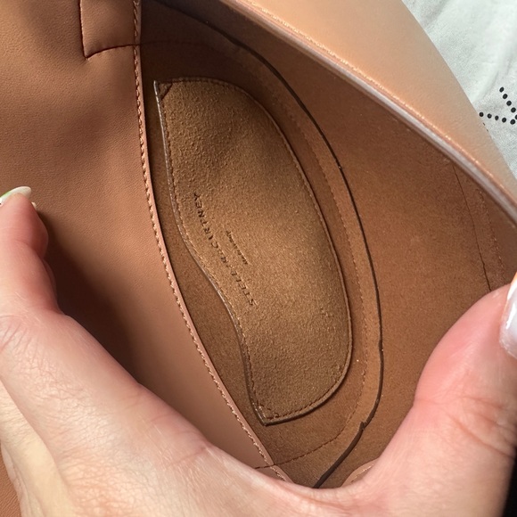 Stella McCartney Perforated Logo Saddle Bag Camel - Picture 11 of 13
